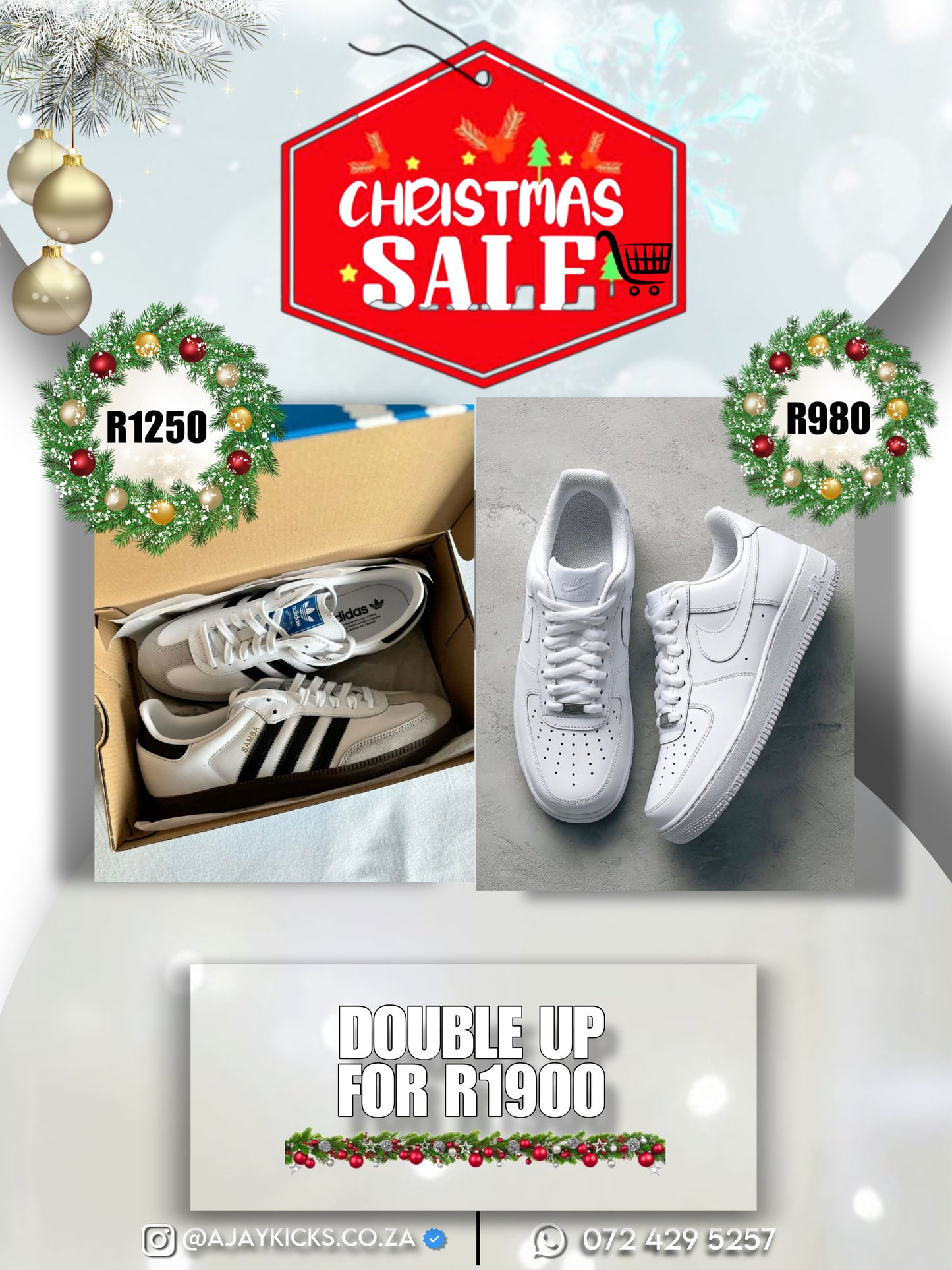 Adidas Samba x Nike Air Force 1