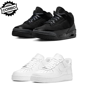 Jordan 3 Black Cat x Nike Air Force 1