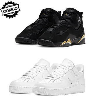 Jordan True Flight Black x Nike Air Force 1