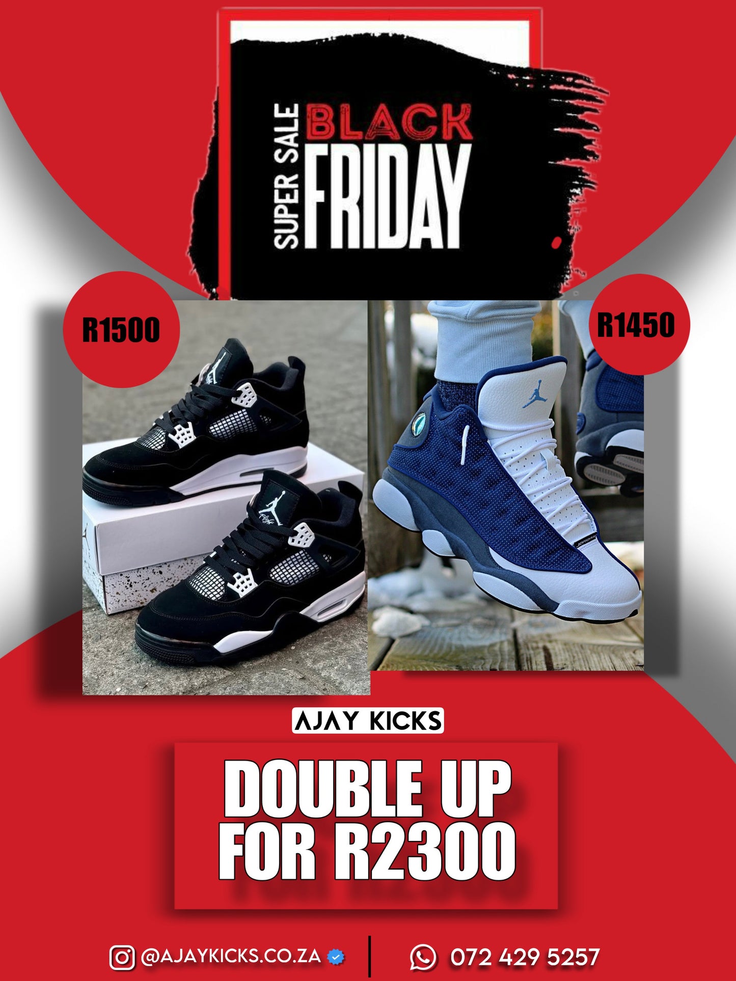 Jordan 4 X Jordan 13