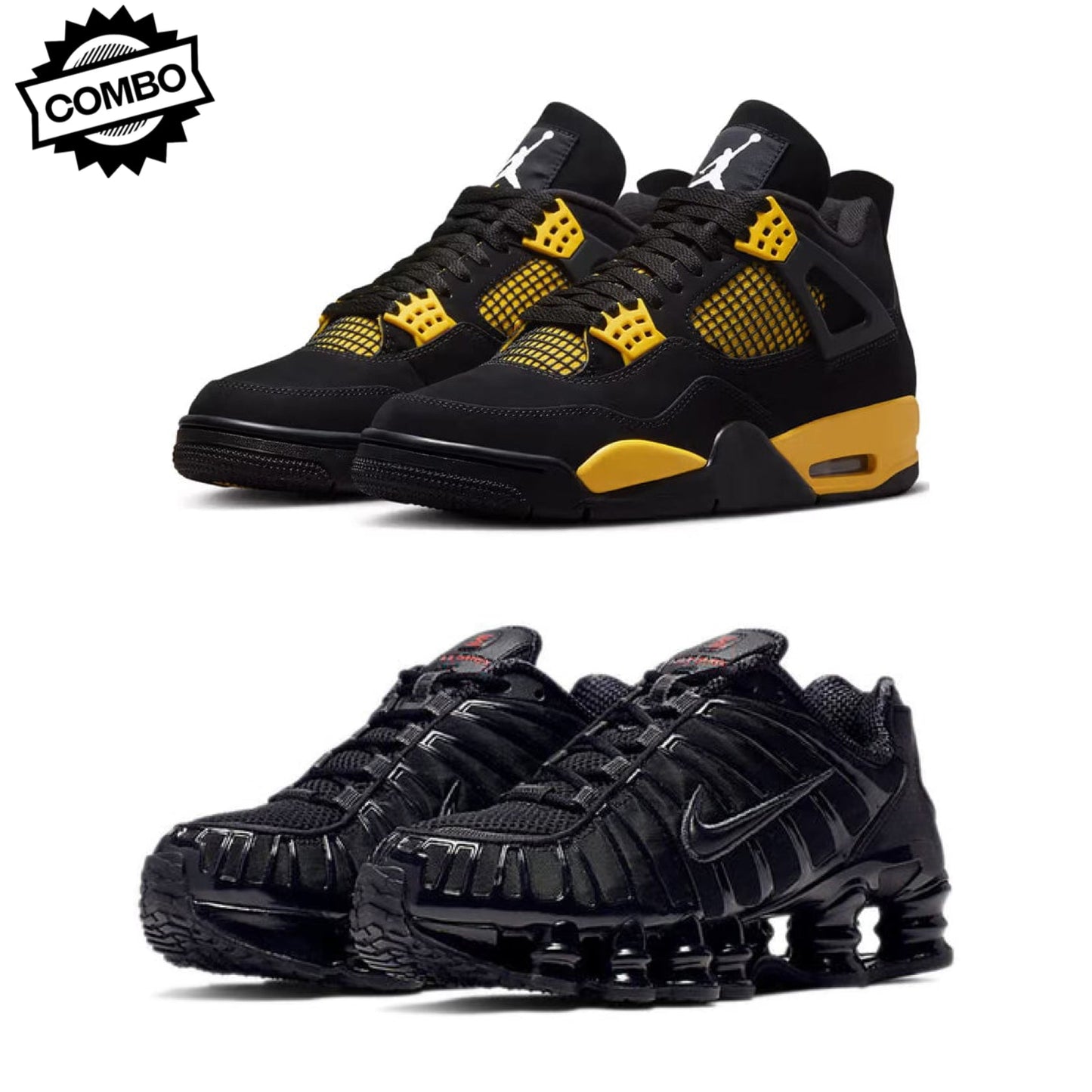 Jordan 4 X Nike shox