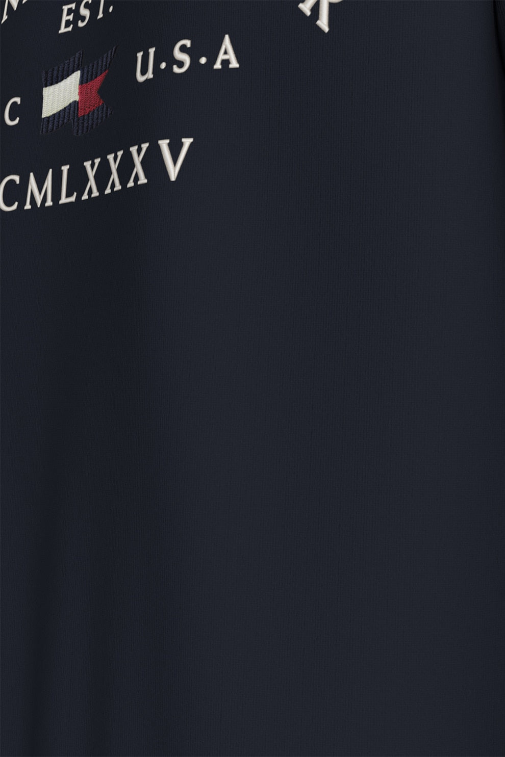 Tommy Hilfiger Logo Embroidery Crew Neck Sweatshirt