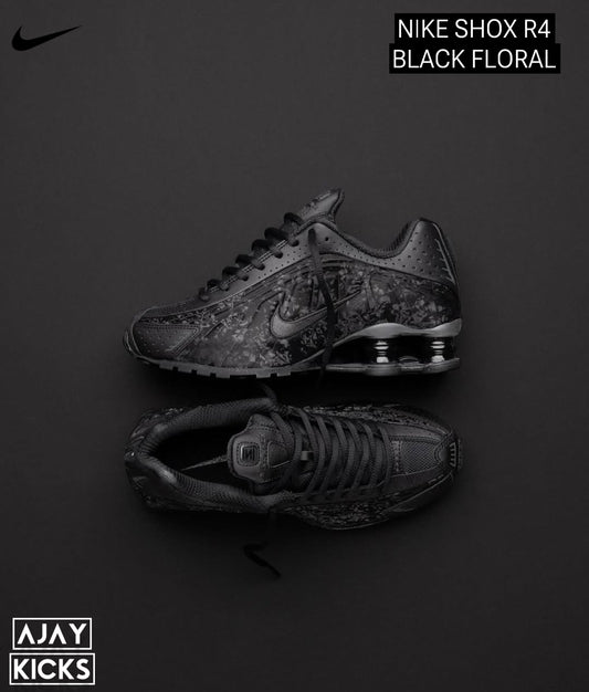 Nike Shox R4 'Black Floral'