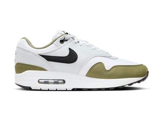 Nike Air Max 1 'White Black Medium Olive'