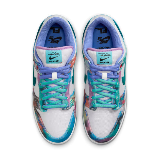Nike x Futura Laboratories SB Dunk Low 'Bleached Aqua'