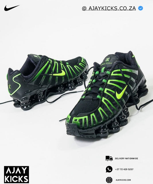 NikeShox TL 'Black Green Strike'