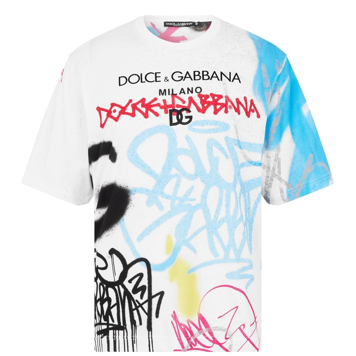 DOLCE AND GABBANA SPRAY GRAFFITI T-SHIRT