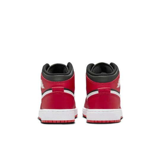 Jordan 1 Mid Gym Red Black White