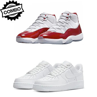 Jordan 11 Cherry x Nike Air Force 1