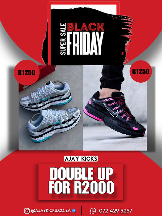 Nike P6000 Silver/Teal X Nike P6000 Black/Pink
