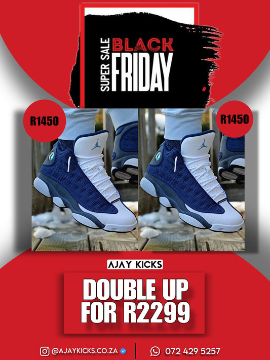 Jordan 13 Blue/White X Jordan 13 Blue/White