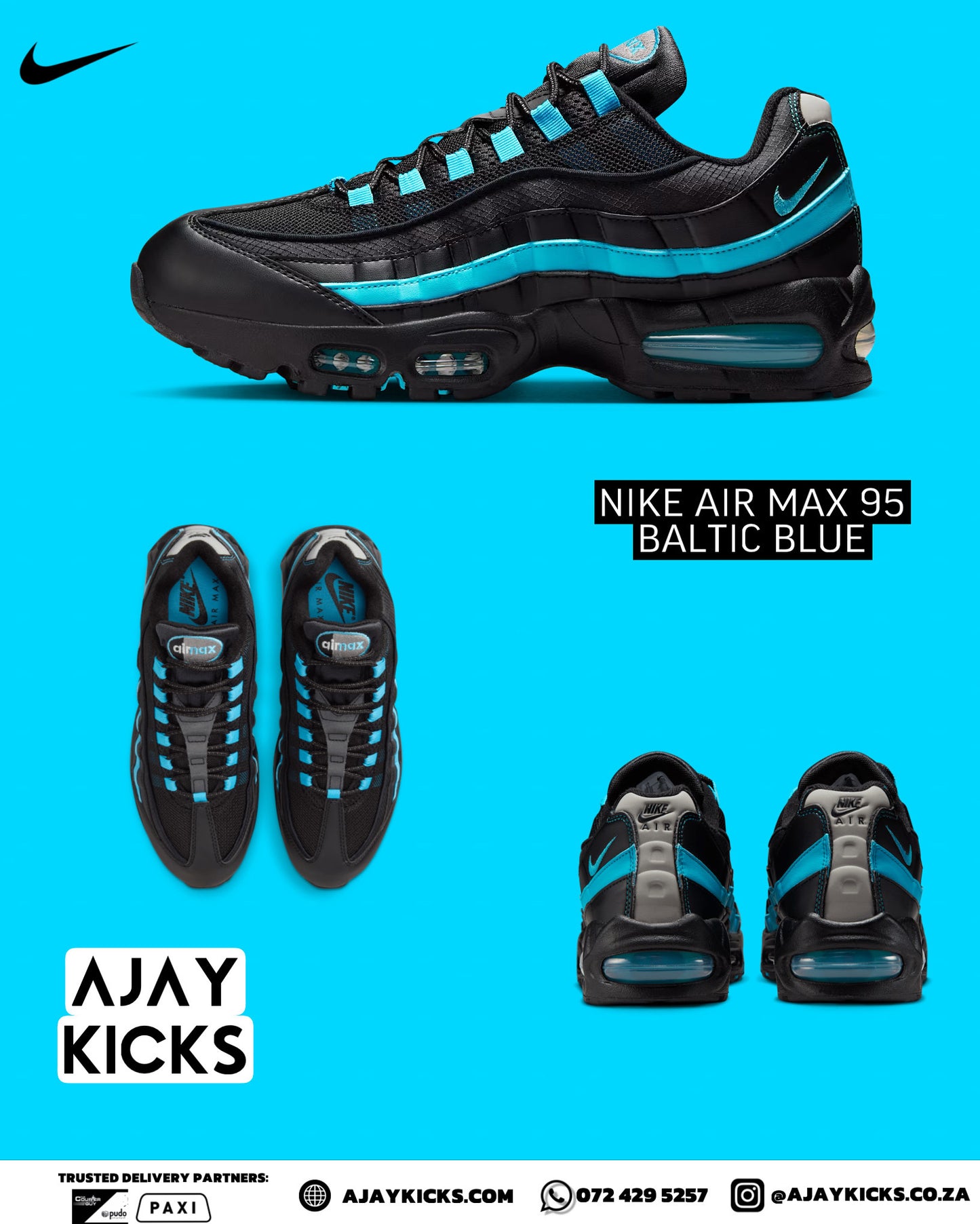 Nike Air Max 95 OG 'Big Bubble Baltic Blue'