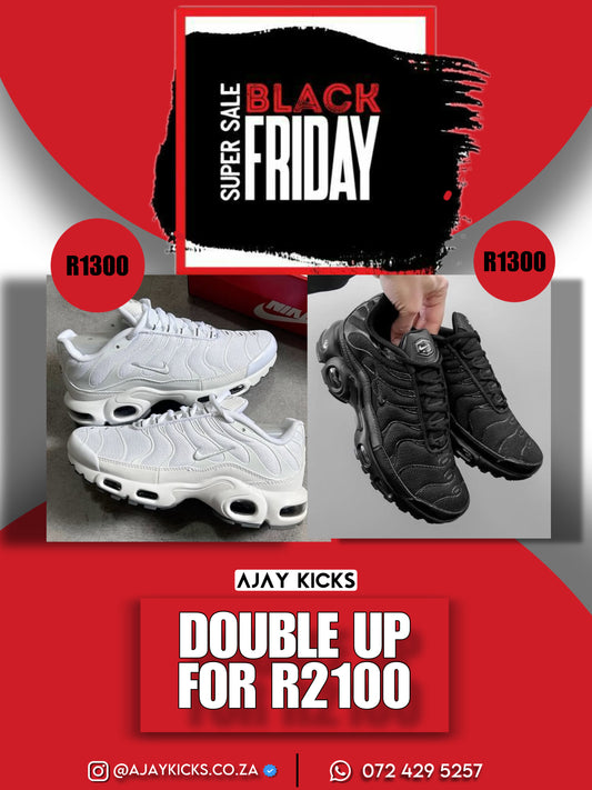 Nike TN White x Nike TN Black