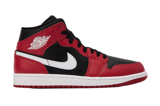 Jordan 1 Mid Gym Red Black White