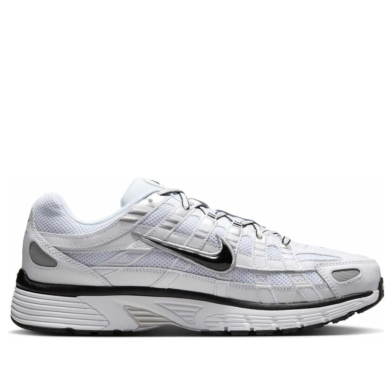 Nike P-6000 'White Metallic Silver Black'