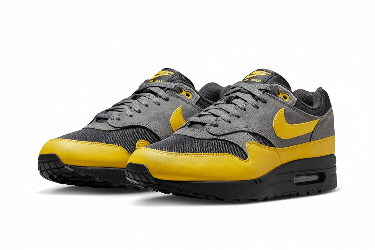 Air Max 1 Essential Grey/Yellow