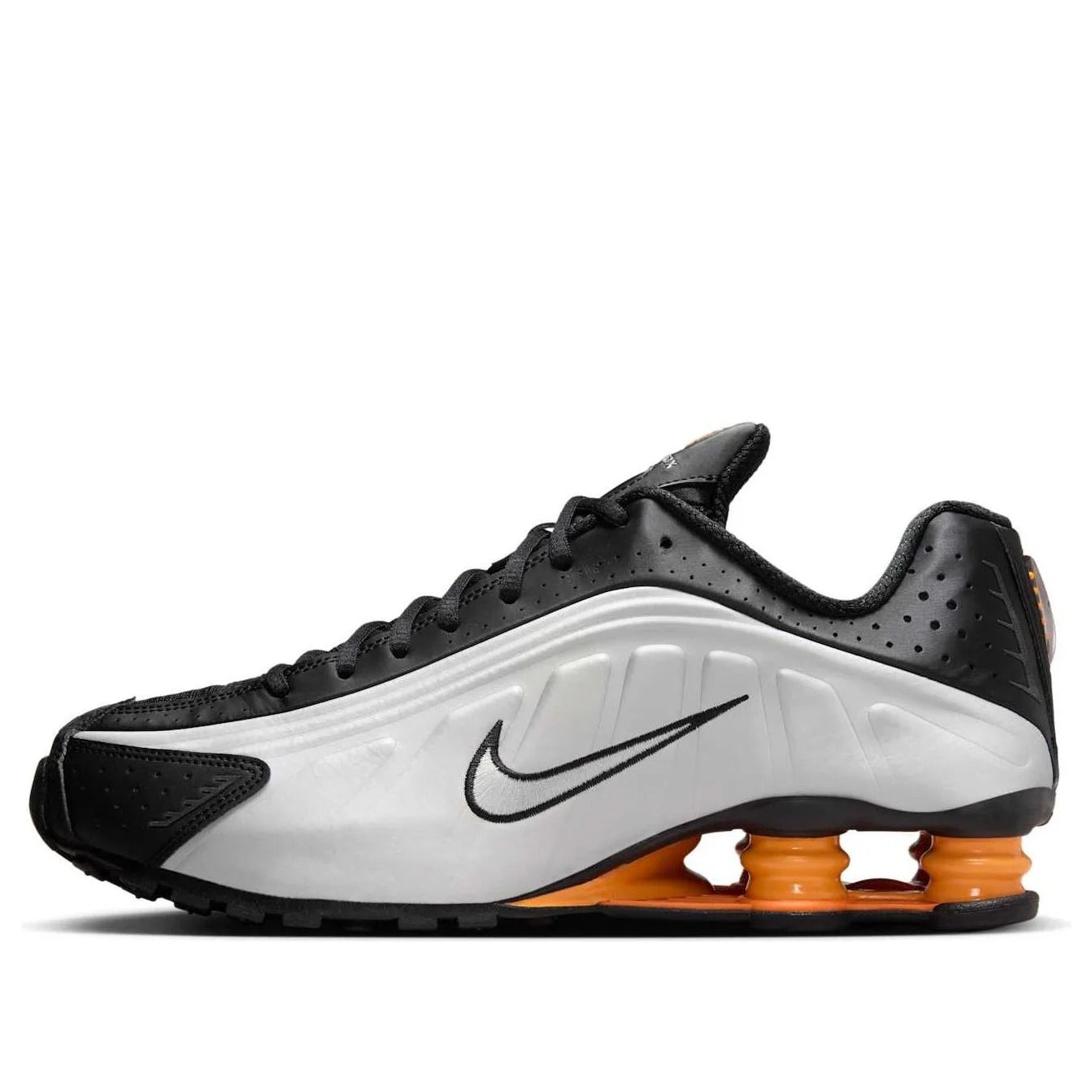 Nike Shox R4 'Black Vast Grey Bright Mandarin'