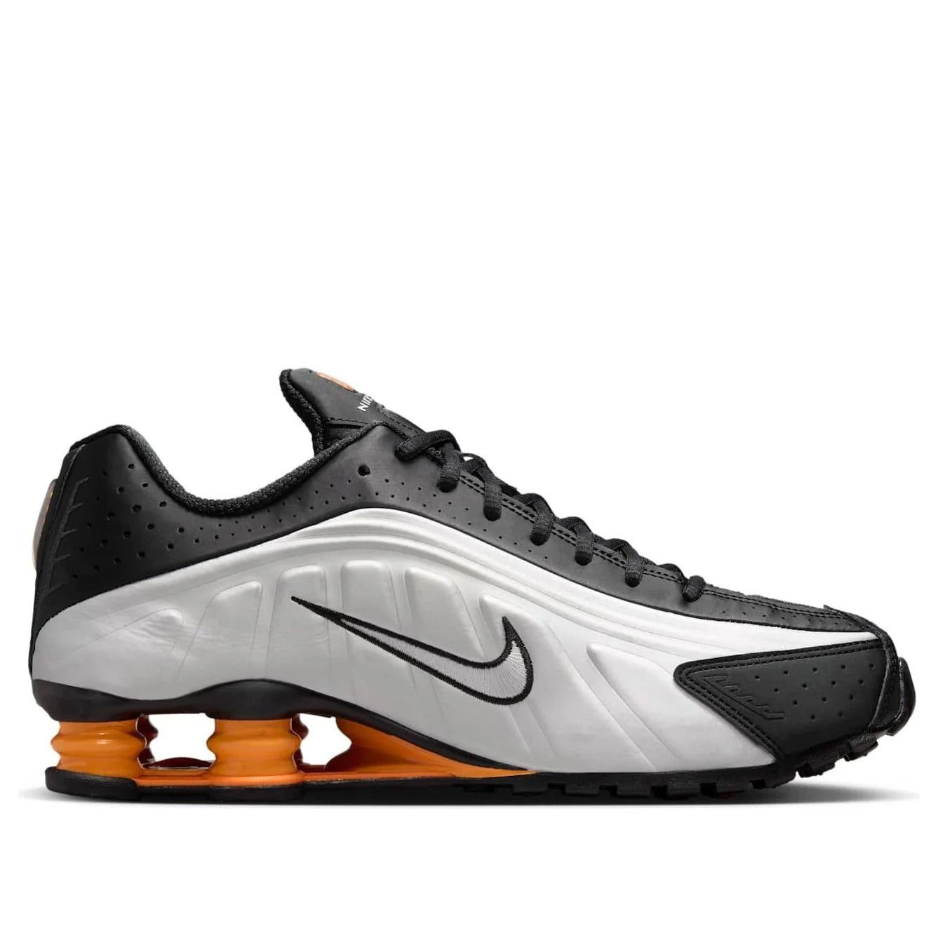 Nike Shox R4 'Black Vast Grey Bright Mandarin'