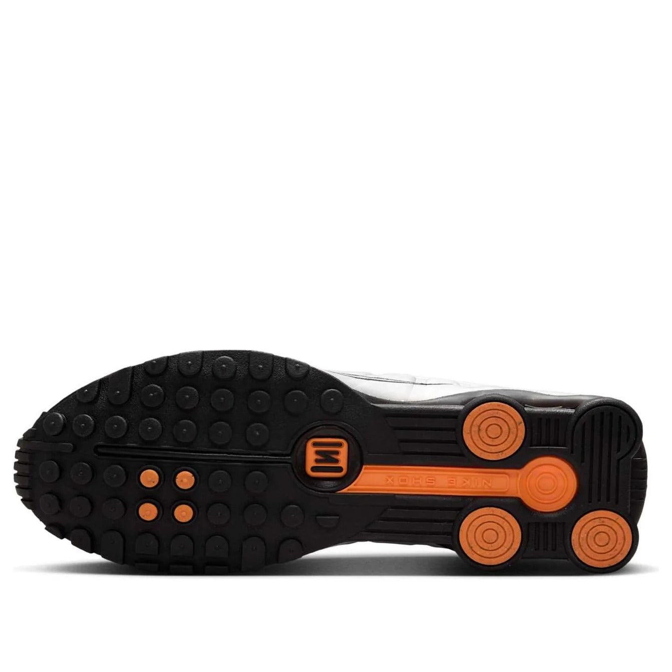 Nike Shox R4 'Black Vast Grey Bright Mandarin'