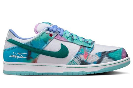 Nike x Futura Laboratories SB Dunk Low 'Bleached Aqua'