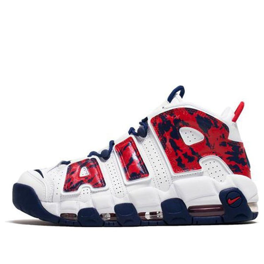 Nike Air More Uptempo 'Red Navy Camo'