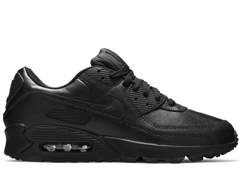 NIKE AIR MAX 90 LEATHER TRIPLE BLACK